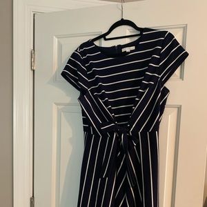 1901 pin stripe dress